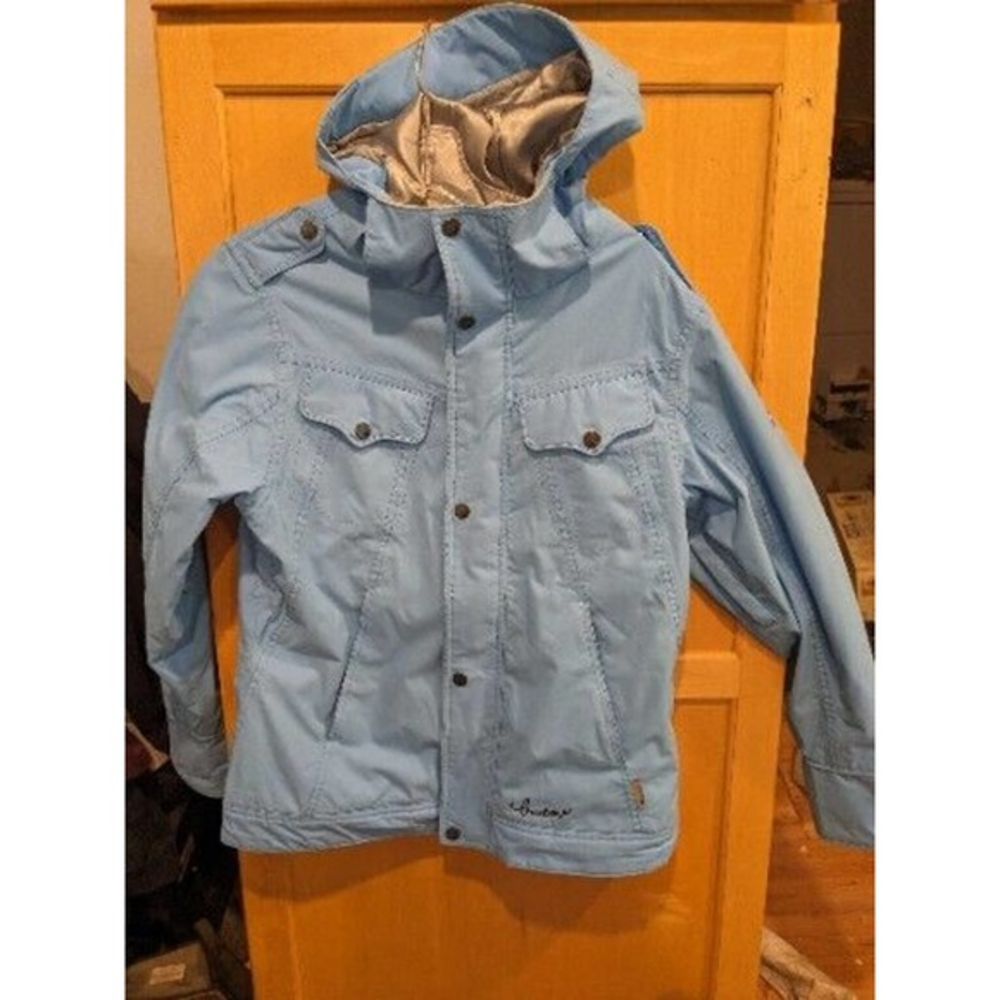 BURTON Snowboarding Womens Blue HELSINKI Western Ski Waterproof Jacket‎ Small